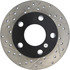 127.33038R by CENTRIC - Slotted Drilled Rotor