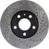 Centric 127.33039CL Disc Brake Rotor Sportstop Cryo Drilled & Slotted Rotor, Left