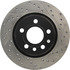 Centric 127.33076L Disc Brake Rotor Slotted Drilled Rotor