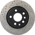 Centric 127.33076R Disc Brake Rotor Slotted Drilled Rotor