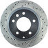 127.33078R by CENTRIC - Slotted Drilled Rotor