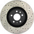 127.33087L by CENTRIC - Slotted Drilled Rotor