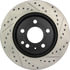 Centric 127.33088CL Disc Brake Rotor Sportstop Cryo Drilled & Slotted Rotor, Left