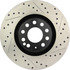 127.33096CL by CENTRIC - Sportstop Cryo Drilled & Slotted Rotor, Left