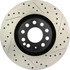 127.33096L by CENTRIC - Slotted Drilled Rotor