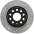 127.33099R by CENTRIC - Slotted Drilled Rotor