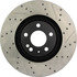 127.33100L by CENTRIC - Slotted Drilled Rotor
