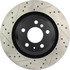 127.33101R by CENTRIC - Slotted Drilled Rotor