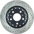 127.33102R by CENTRIC - Slotted Drilled Rotor