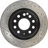 127.33104R by CENTRIC - Slotted Drilled Rotor