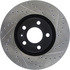 127.33107L by CENTRIC - Slotted Drilled Rotor