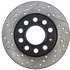 127.33108R by CENTRIC - Slotted Drilled Rotor