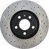 127.33111R by CENTRIC - Slotted Drilled Rotor