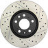 127.33111L by CENTRIC - Slotted Drilled Rotor