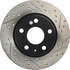 Centric 127.33119L Disc Brake Rotor Slotted Drilled Rotor