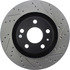 127.33121L by CENTRIC - Sport Drilled & Slotted Rotor, Left