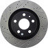 127.33121R by CENTRIC - Sport Drilled & Slotted Rotor, Right