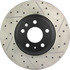 127.33123L by CENTRIC - Slotted Drilled Rotor