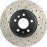 127.33123R by CENTRIC - Slotted Drilled Rotor