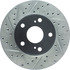 127.44079R by CENTRIC - Slotted Drilled Rotor