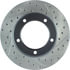 127.44086CL by CENTRIC - Sportstop Cryo Drilled & Slotted Rotor, Left