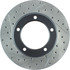 127.44086R by CENTRIC - Slotted Drilled Rotor