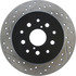 127.44090R by CENTRIC - Slotted Drilled Rotor