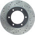 127.44091CR by CENTRIC - Sportstop Cryo Drilled & Slotted Rotor, Right