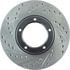 Centric 127.44108CR Disc Brake Rotor Sportstop Cryo Drilled & Slotted Rotor, Right