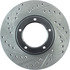 127.44108R by CENTRIC - Slotted Drilled Rotor