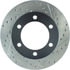 Centric 127.44109CL Disc Brake Rotor Sportstop Cryo Drilled & Slotted Rotor, Left