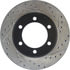 Centric 127.44112CL Disc Brake Rotor Sportstop Cryo Drilled & Slotted Rotor, Left
