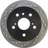 Centric 127.44126R Disc Brake Rotor Slotted Drilled Rotor