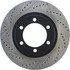 127.44127R by CENTRIC - Slotted Drilled Rotor