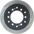 127.44128L by CENTRIC - Slotted Drilled Rotor