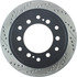 127.44128R by CENTRIC - Slotted Drilled Rotor