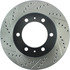 127.44129R by CENTRIC - Slotted Drilled Rotor