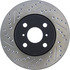 127.44133R by CENTRIC - Slotted Drilled Rotor