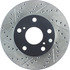 127.44136R by CENTRIC - Slotted Drilled Rotor