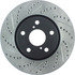 127.44139R by CENTRIC - Slotted Drilled Rotor