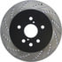 127.44141CR by CENTRIC - Sportstop Cryo Drilled & Slotted Rotor, Right