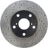 Centric 127.44121CR Disc Brake Rotor Sportstop Cryo Drilled & Slotted Rotor, Right