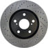 127.44146CR by CENTRIC - Sportstop Cryo Drilled & Slotted Rotor, Right