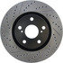 127.44146R by CENTRIC - Slotted Drilled Rotor