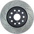 127.44148R by CENTRIC - Slotted Drilled Rotor