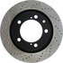 127.44156CR by CENTRIC - Sportstop Cryo Drilled & Slotted Rotor, Right