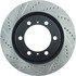 Centric 127.44174CR Disc Brake Rotor Sportstop Cryo Drilled & Slotted Rotor, Right