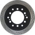 Centric 127.44175CL Disc Brake Rotor Sportstop Cryo Drilled & Slotted Rotor, Left