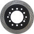 127.44175R by CENTRIC - Slotted Drilled Rotor