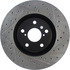 127.44184L by CENTRIC - Sport Drilled & Slotted Rotor, Left